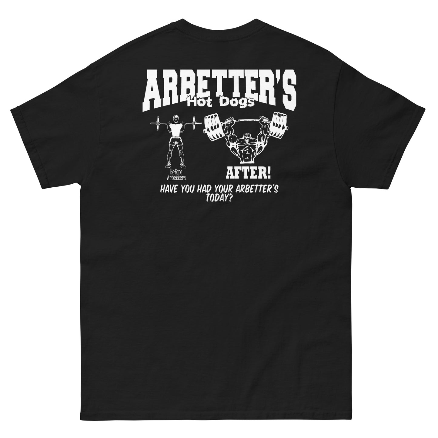 Before/After Arbetter's Men's classic tee