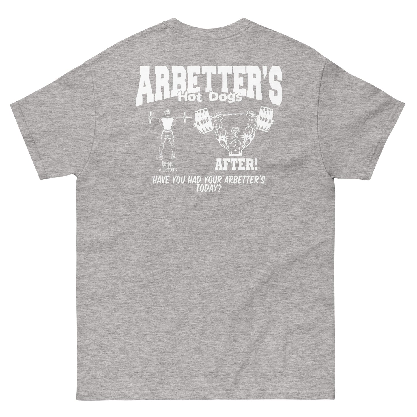Before/After Arbetter's Men's classic tee