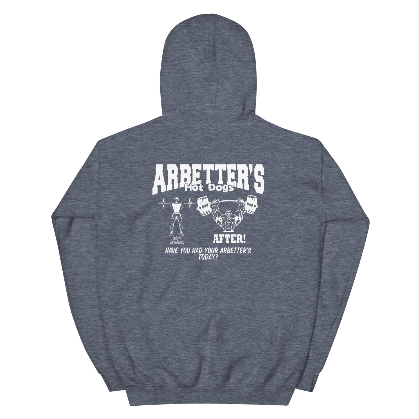 Before/After Arbetter's Unisex Hoodie