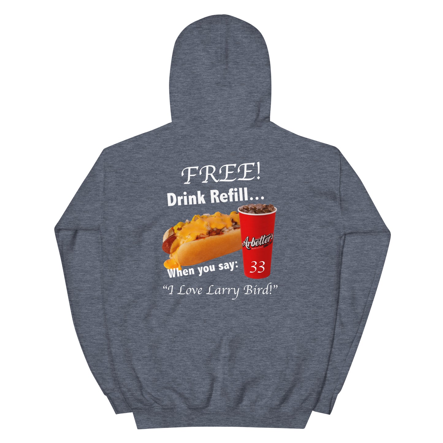 Free Refills Arbetter's Unisex Hoodie