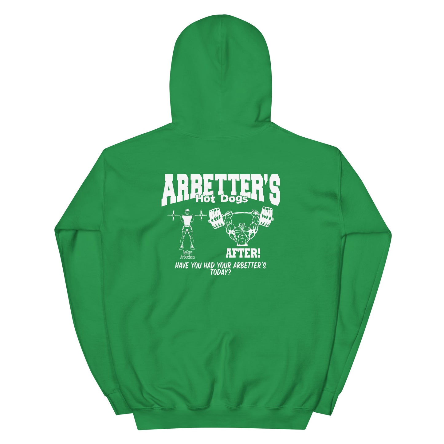 Before/After Arbetter's Unisex Hoodie