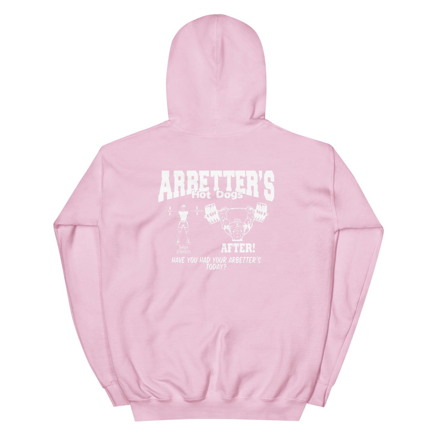 Before/After Arbetter's Unisex Hoodie