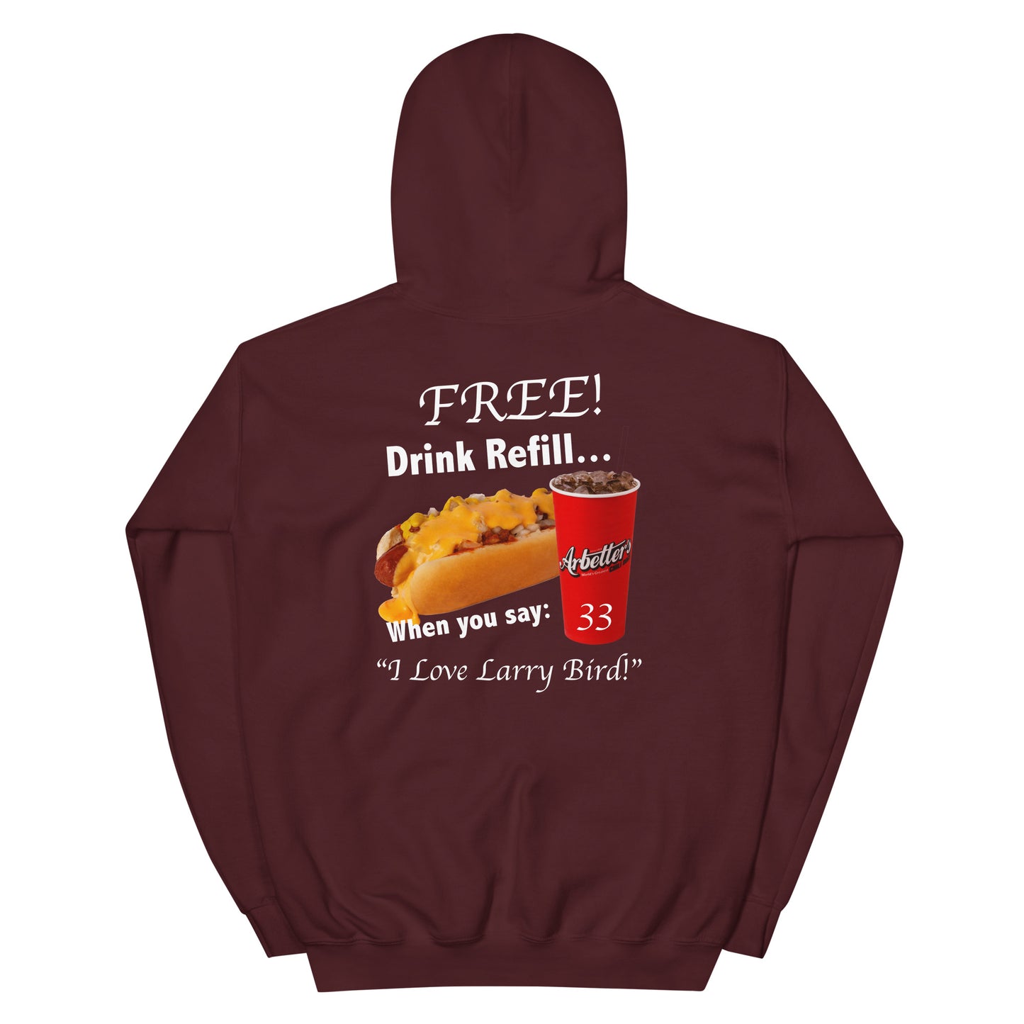 Free Refills Arbetter's Unisex Hoodie