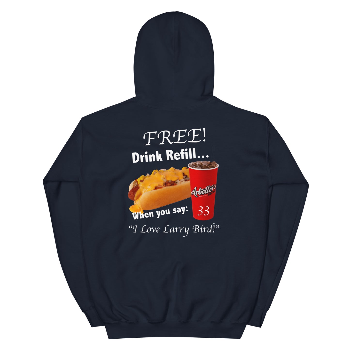 Free Refills Arbetter's Unisex Hoodie