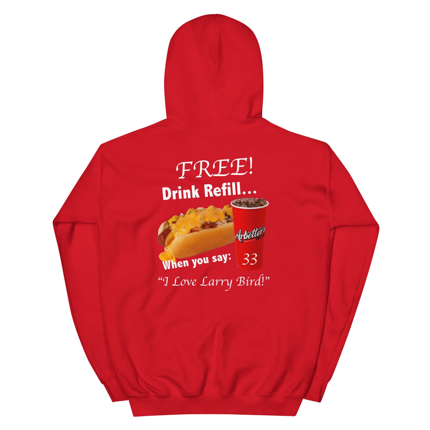 Free Refills Arbetter's Unisex Hoodie