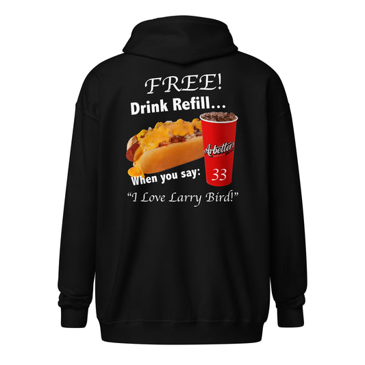 Free Refills Arbetter's Unisex heavy blend zip hoodie