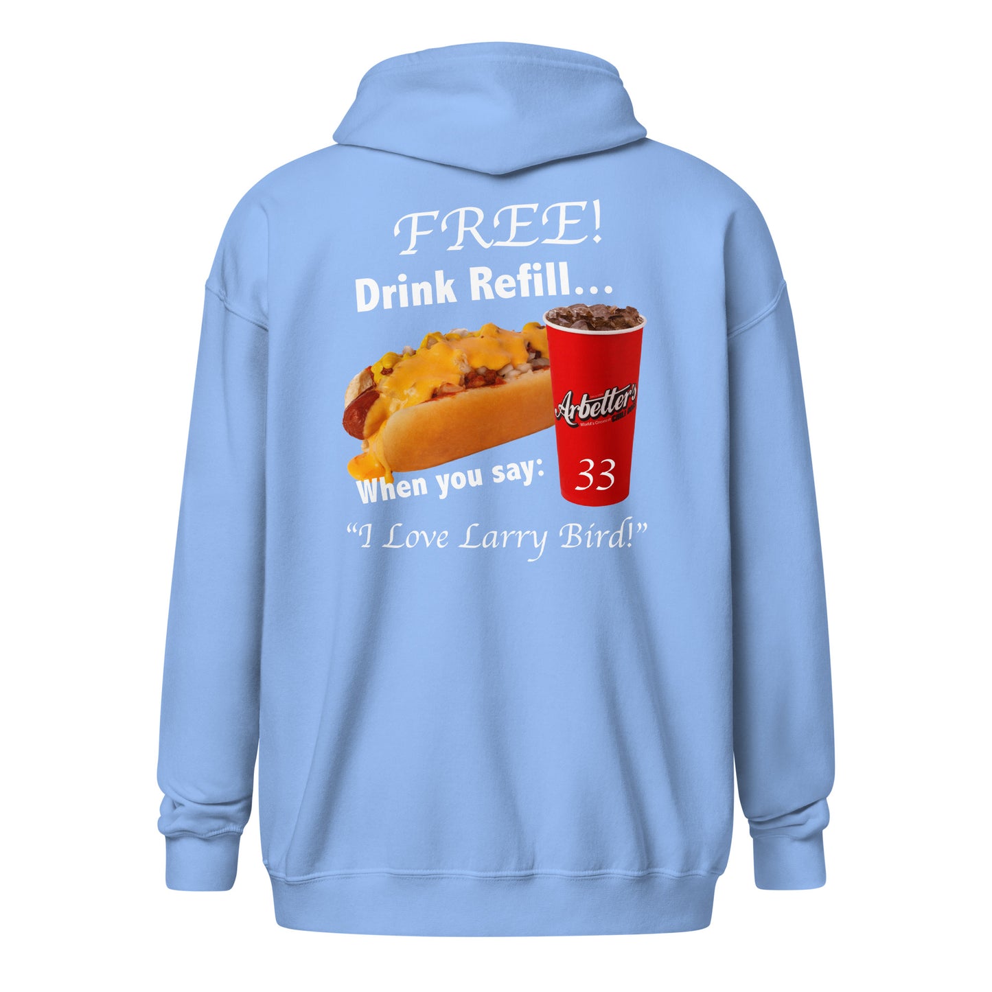 Free Refills Arbetter's Unisex heavy blend zip hoodie