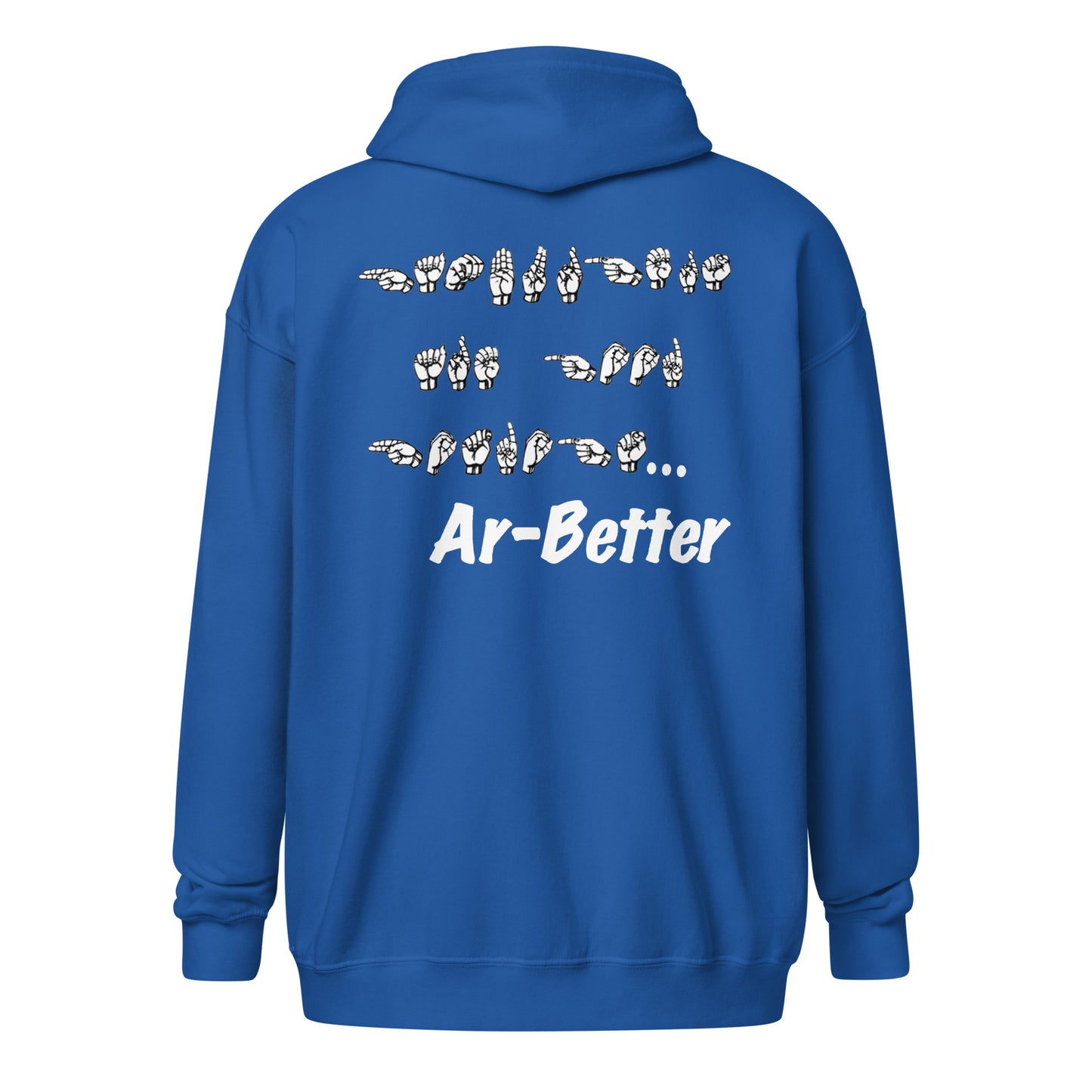 ASL Arbetter's Unisex heavy blend zip hoodie