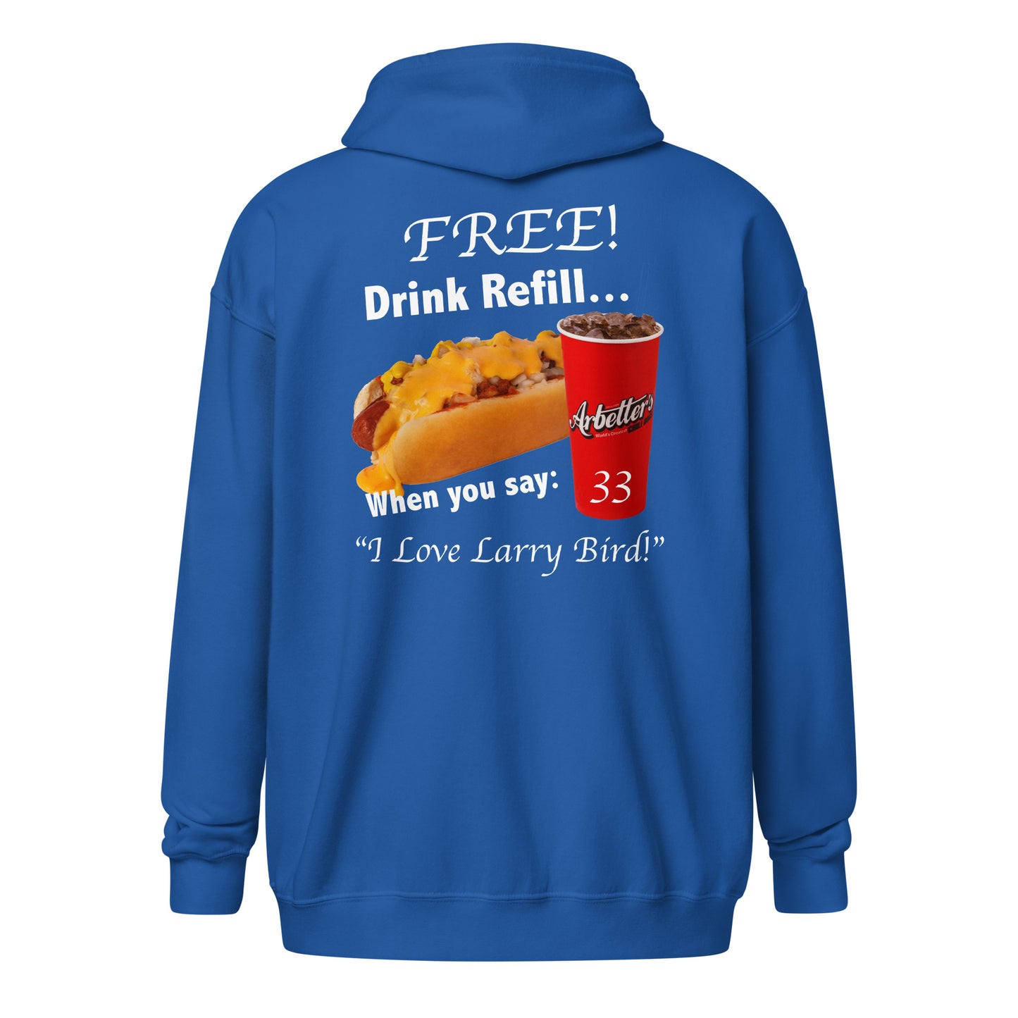 Free Refills Arbetter's Unisex heavy blend zip hoodie