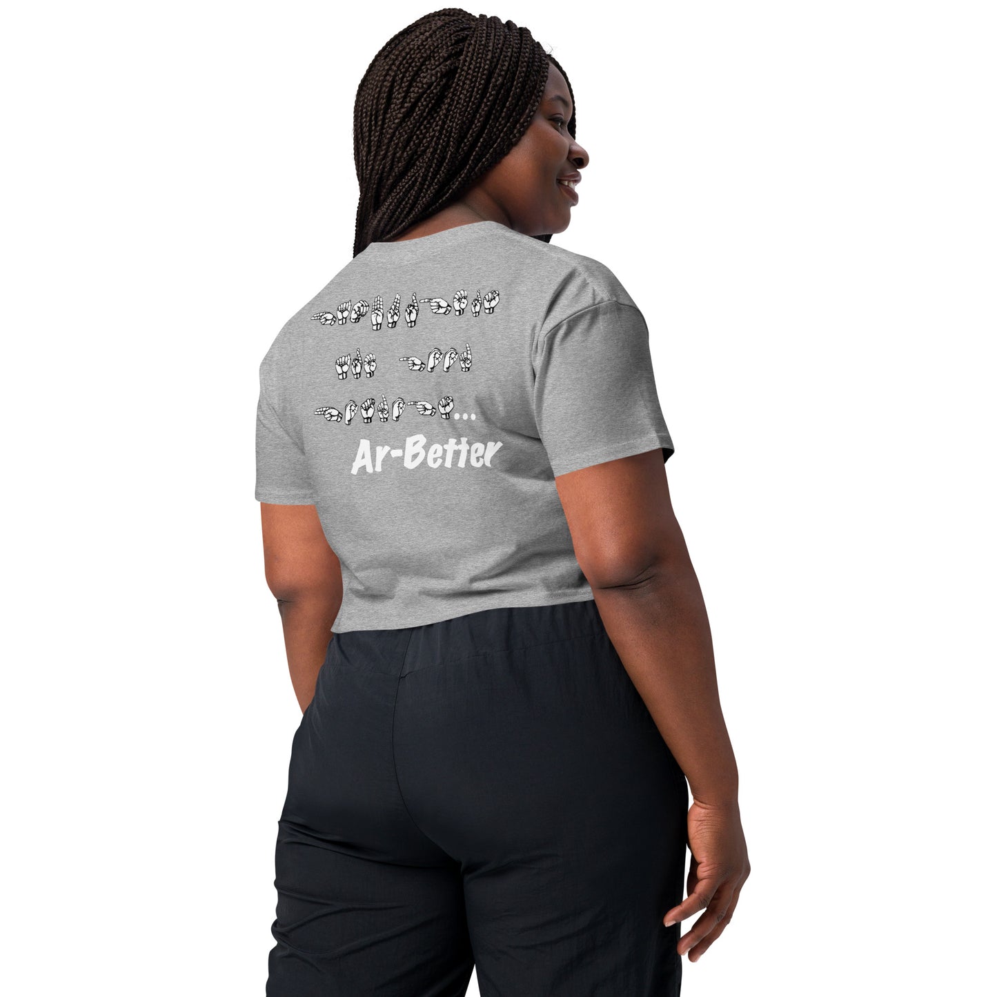 ASL Arbetter's Women’s crop top