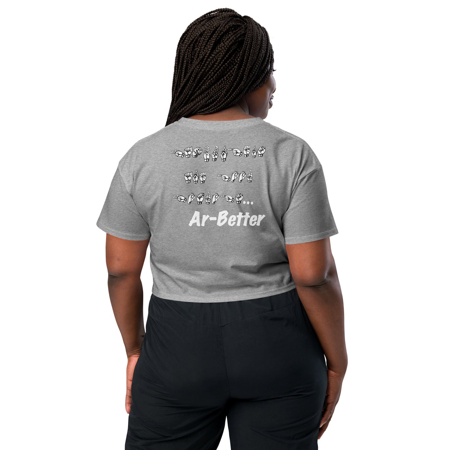 ASL Arbetter's Women’s crop top