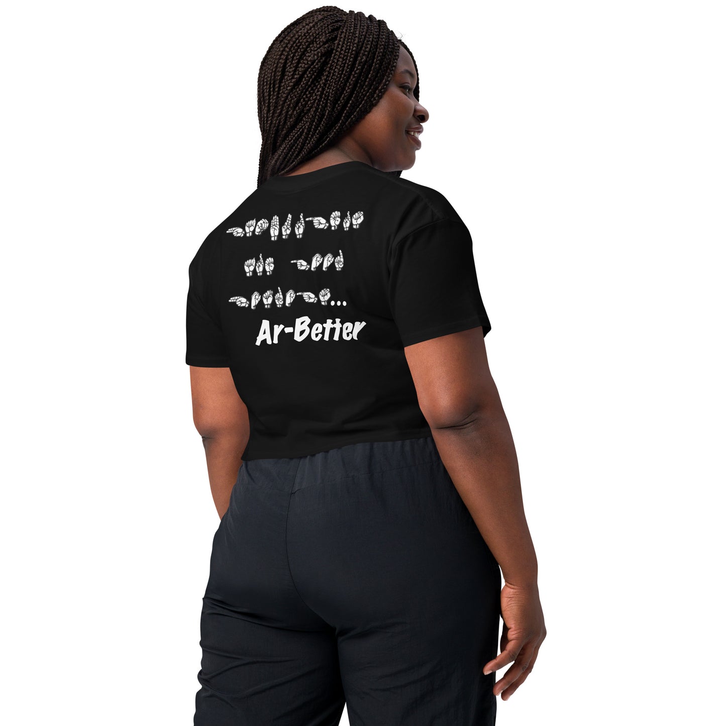 ASL Arbetter's Women’s crop top