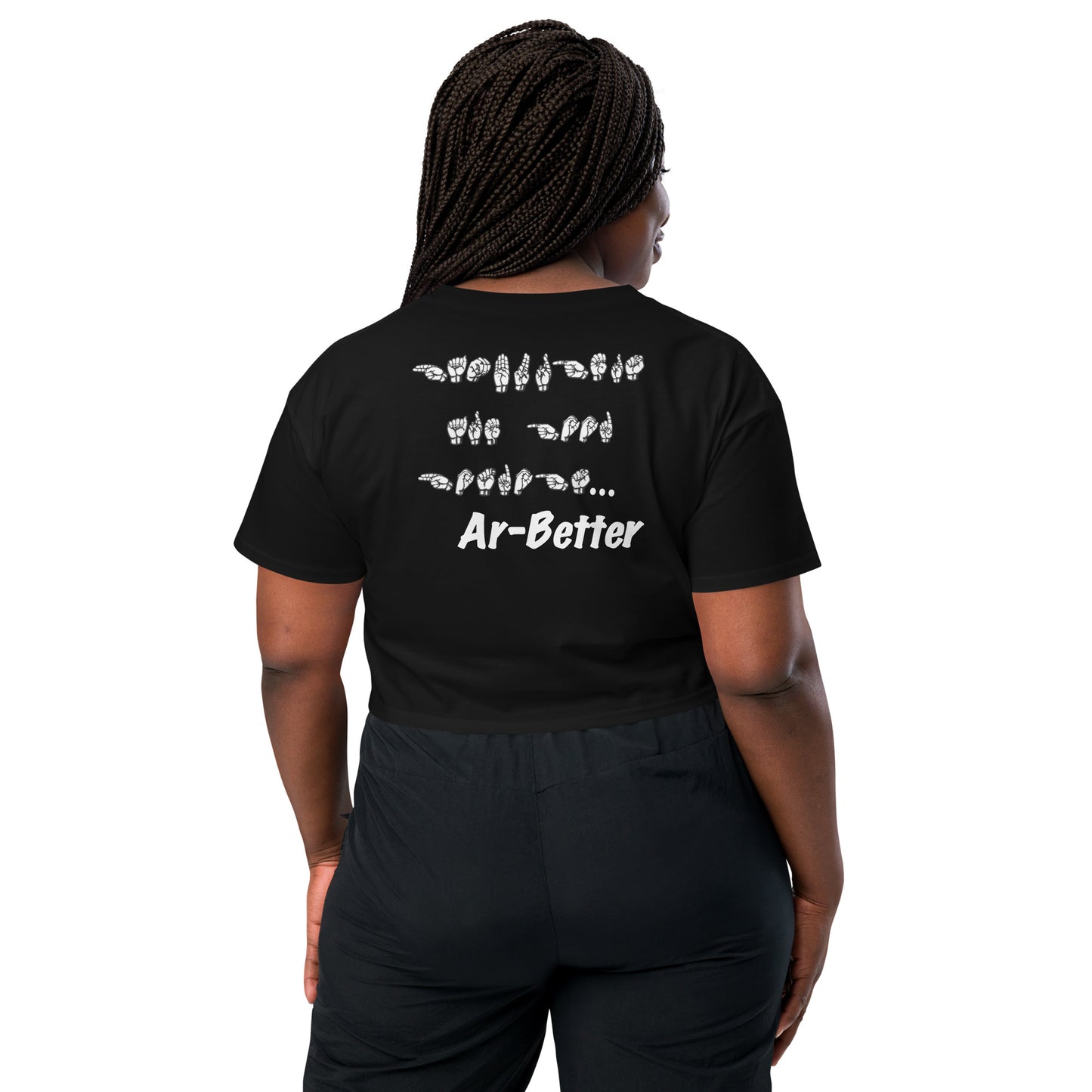 ASL Arbetter's Women’s crop top