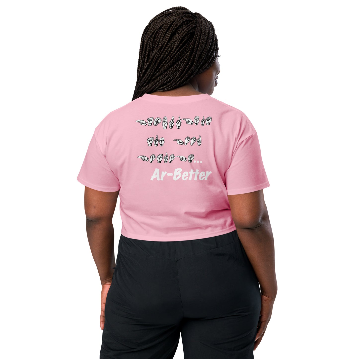 ASL Arbetter's Women’s crop top