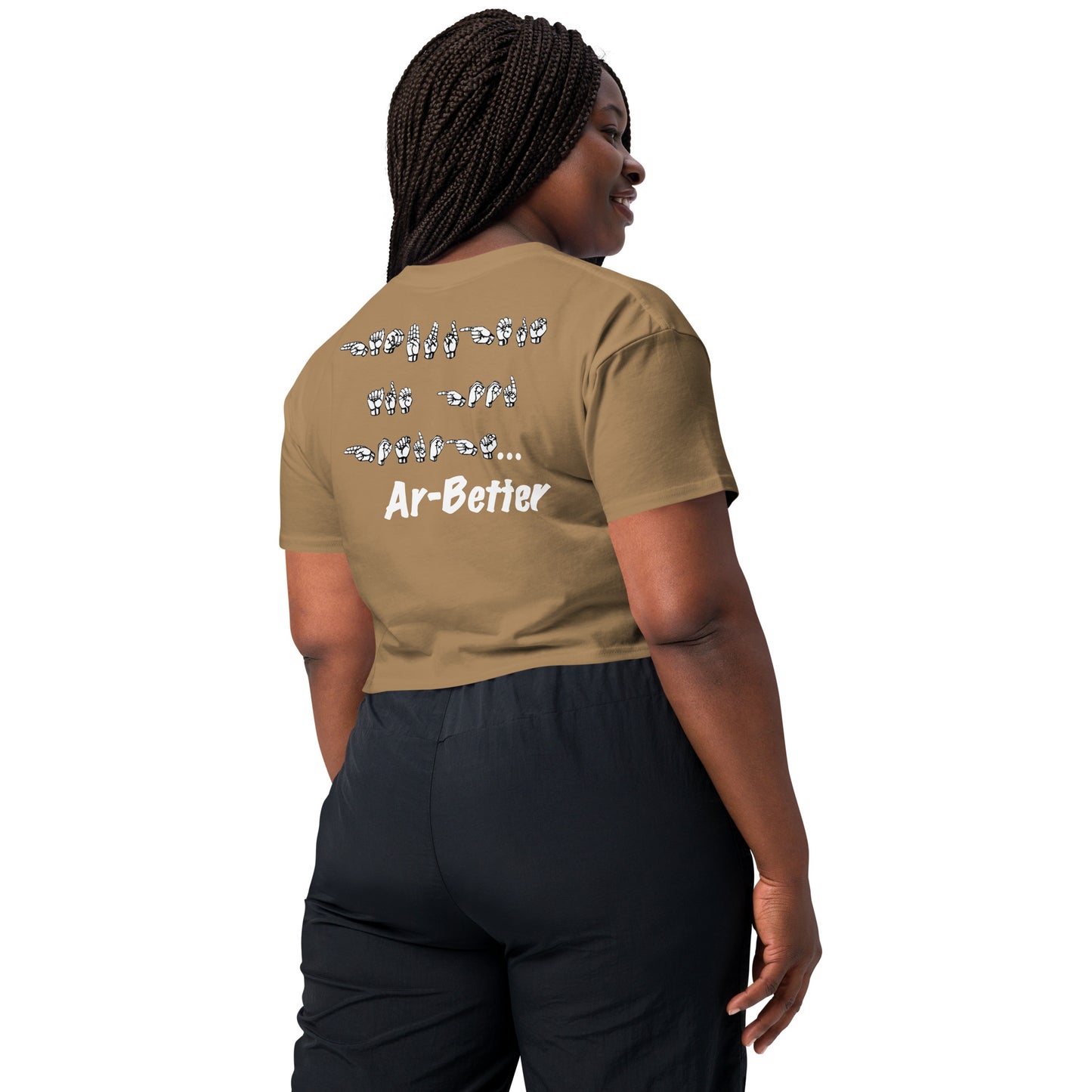 ASL Arbetter's Women’s crop top