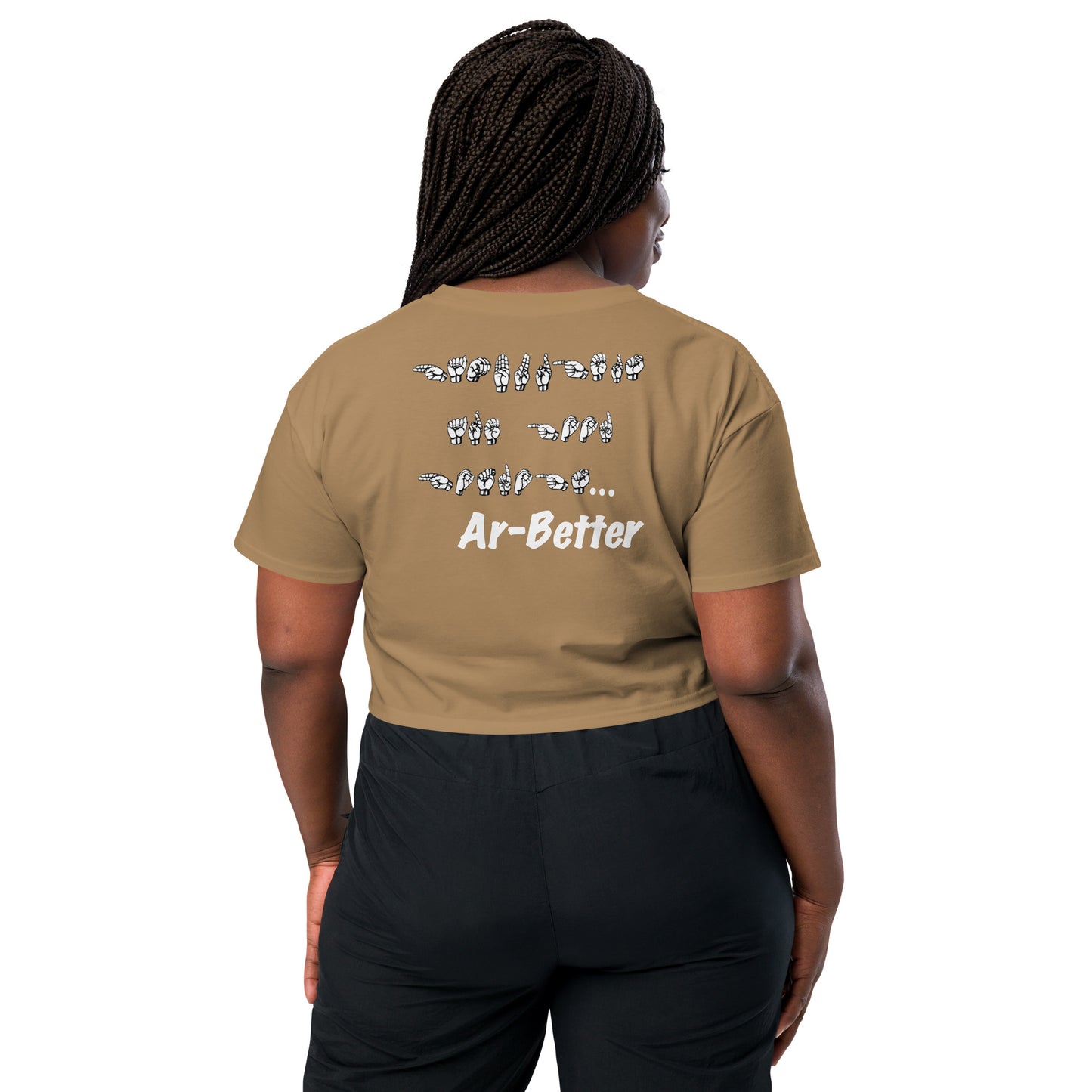 ASL Arbetter's Women’s crop top