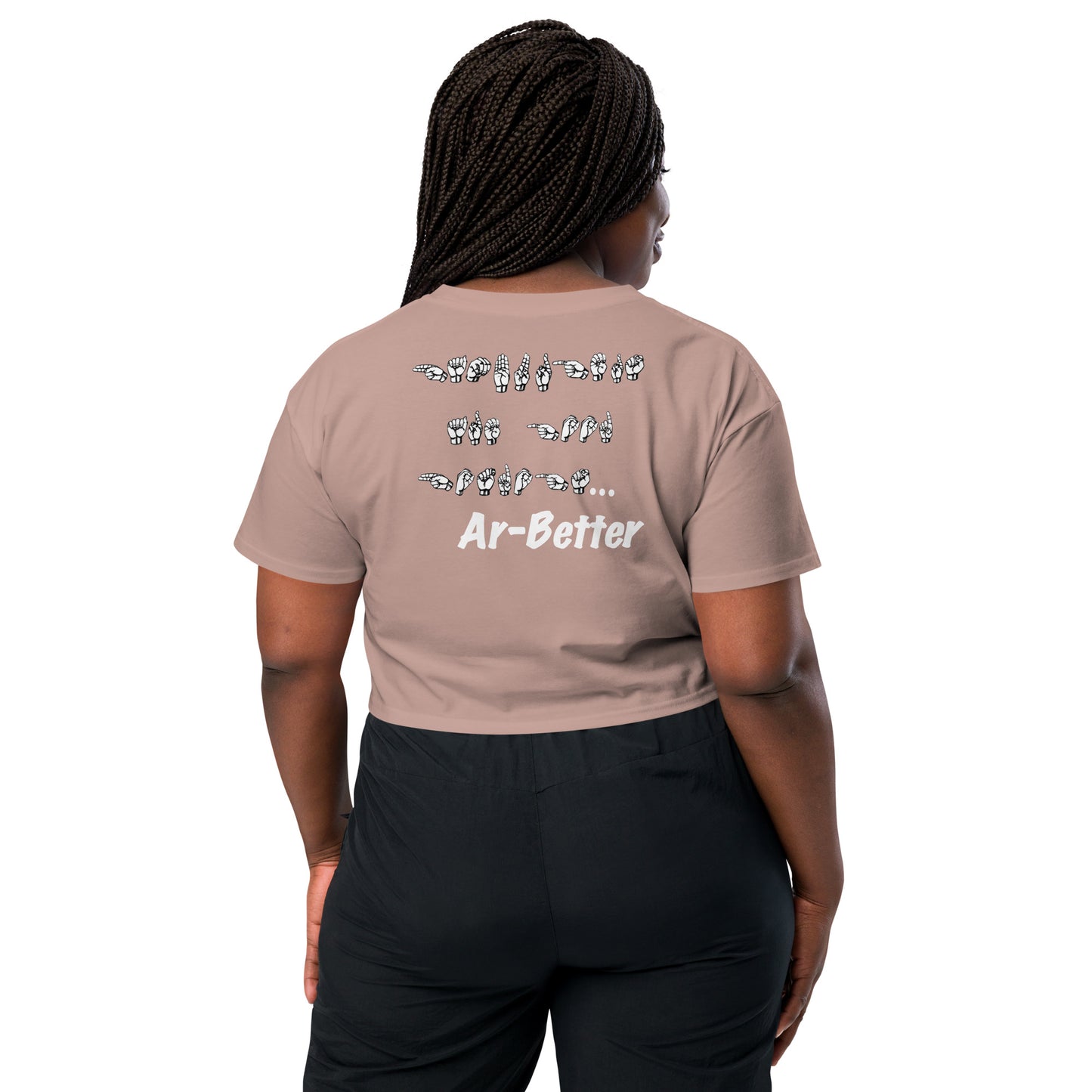 ASL Arbetter's Women’s crop top