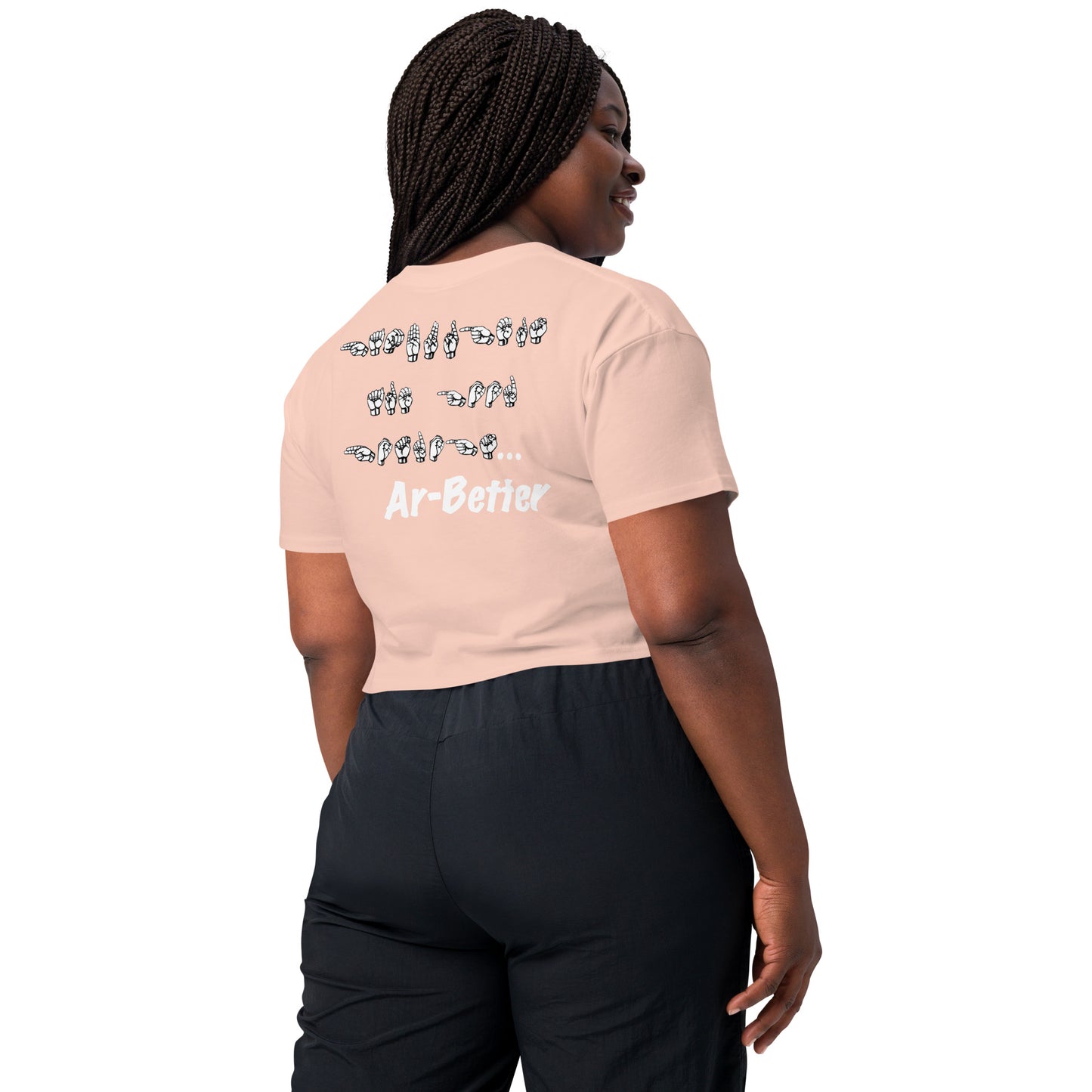 ASL Arbetter's Women’s crop top